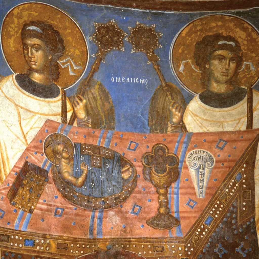 Agnec-freska-manastir-Sveti-Andrej-Matka